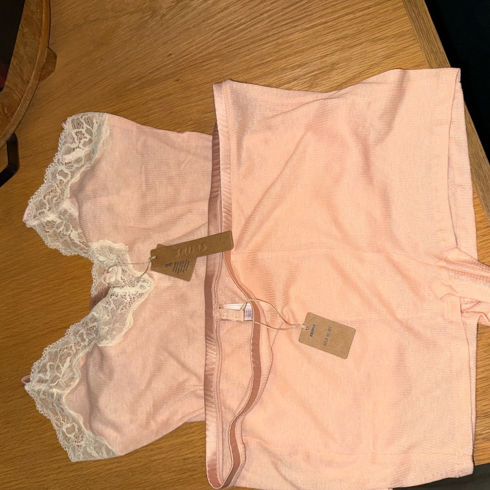 Skims Lace Cami and Short Set